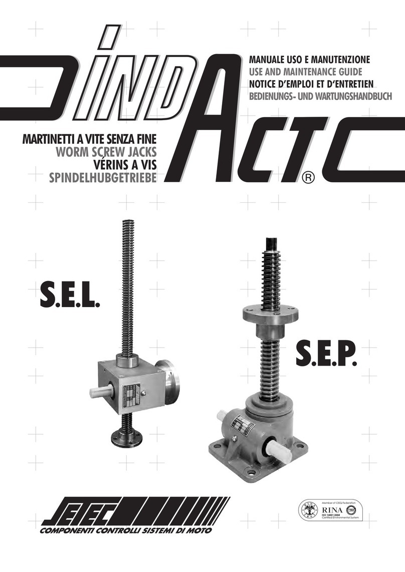 Setec S.E.L. 5 Use and maintenance guide