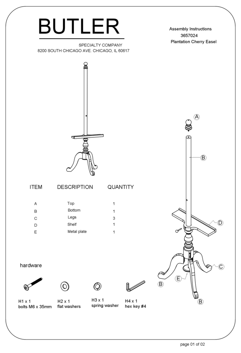 Butler 3657024 Assembly instructions