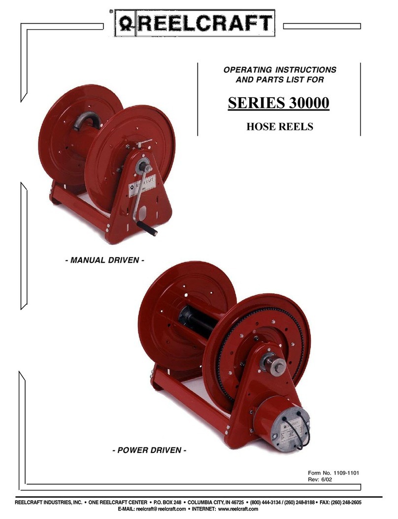 ReelCraft 30000 Series Use and care manual ReelCraft 30000 Series Use and care manual