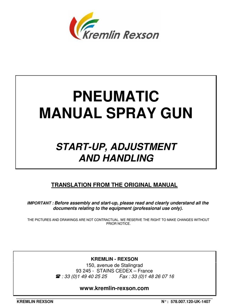 Kremlin-Rexson M 22 G HTI Adjustment manual Kremlin-Rexson M 22 G HTI Adjustment manual