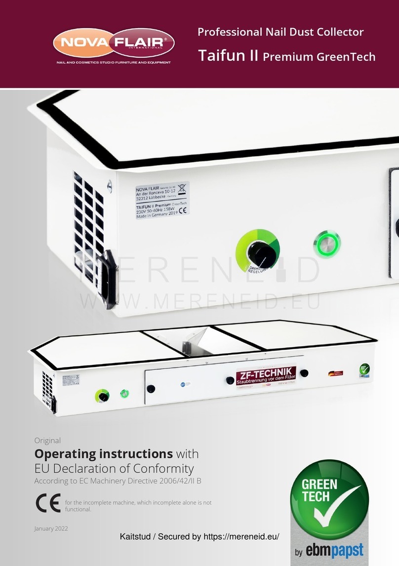 Ebmpapst NOVA FLAIR TAIFUN II Premium GreenTech operating instructions