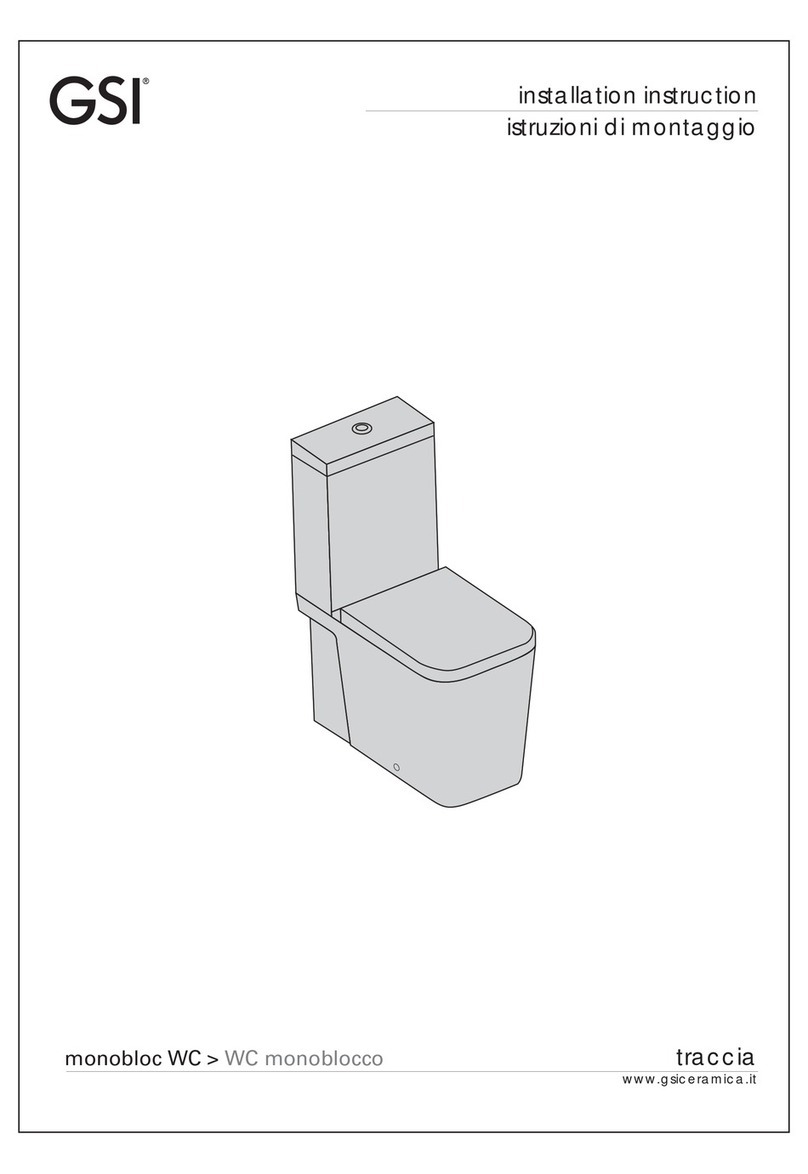GSi TRACCIA 691711 installation instructions