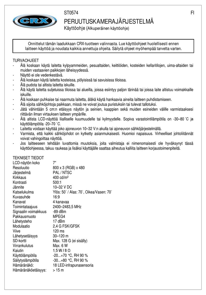 CRX ST0574 instruction manual