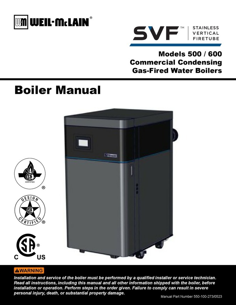 Weil-McLain SVF 500 manual