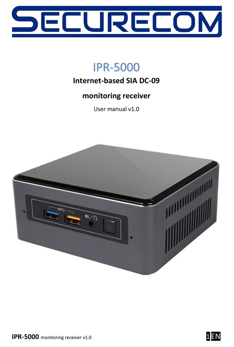 SECURECOM IPR-5000 user manual