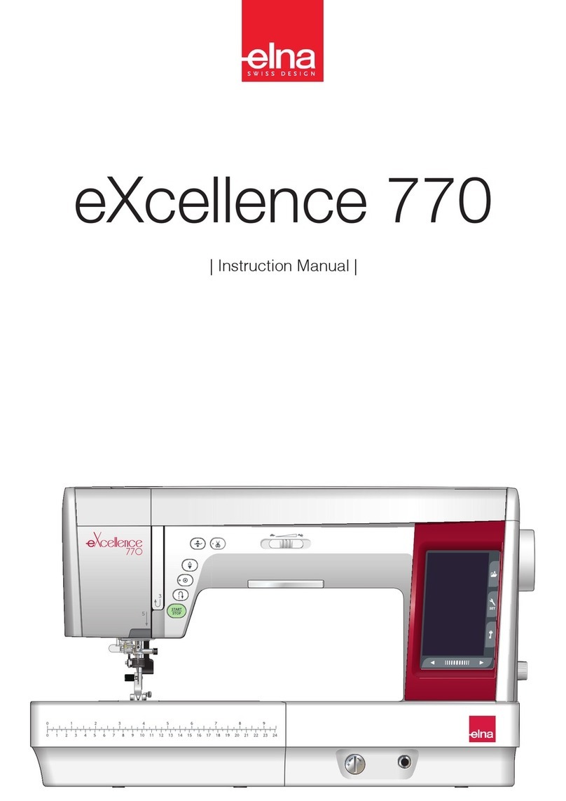 ELNA eXcellence 770 User manual