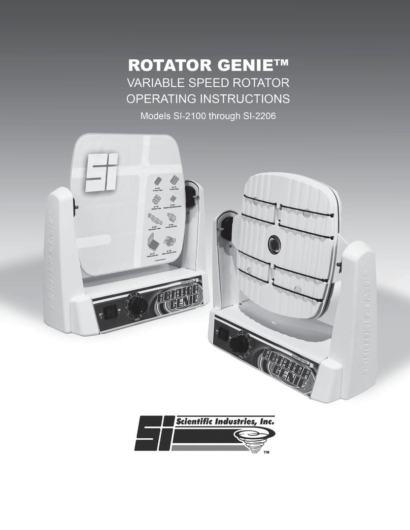 Scientific Industries ROTATOR GENIE SI-2100 operating instructions
