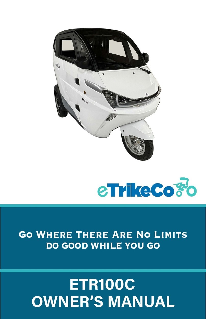eTrikeCo ETR100C User manual