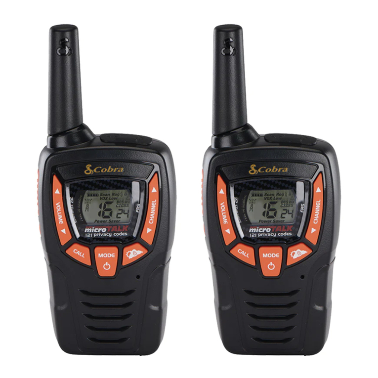 Cobra microTALK CXT345 User manual