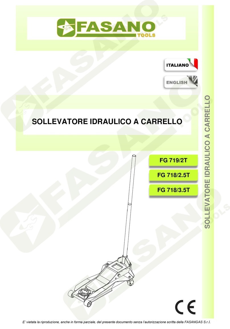 FASANO TOOLS FG 719/2T manual FASANO TOOLS FG 719/2T manual