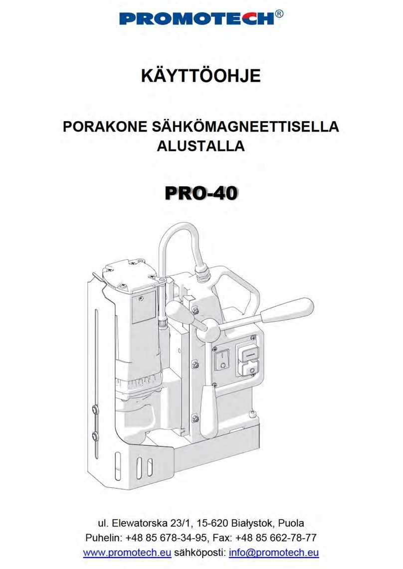 Promotech PRO-40 Operator's manual