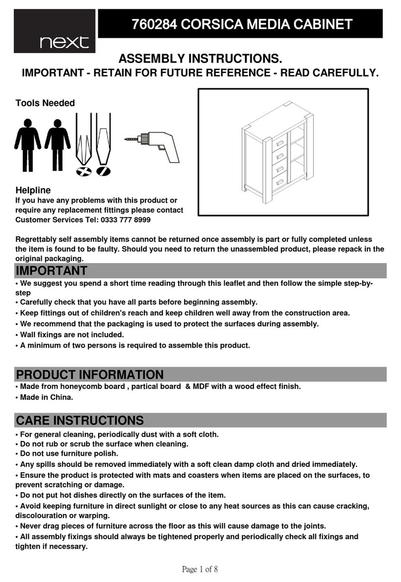 Next CORSICA 760284 Assembly instructions Next CORSICA 760284 Assembly instructions