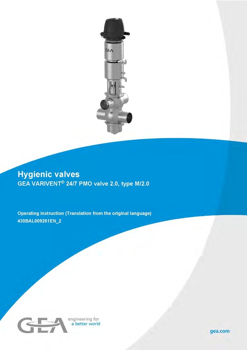 GEA VARIVENT 24/7 PMO User manual