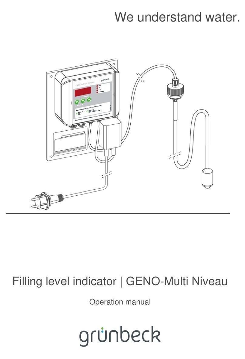 Grunbeck GENO-Multi Niveau Operation manual