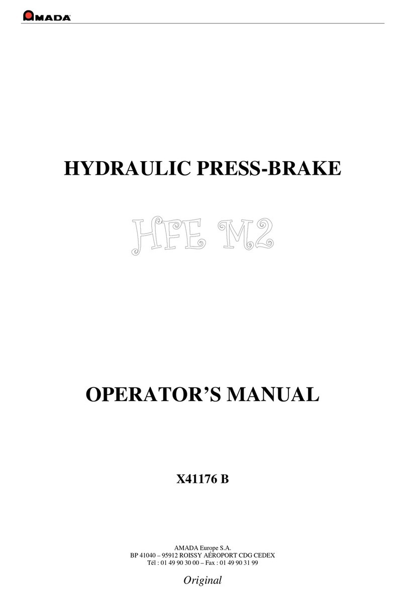 Amada HFE M2 User manual