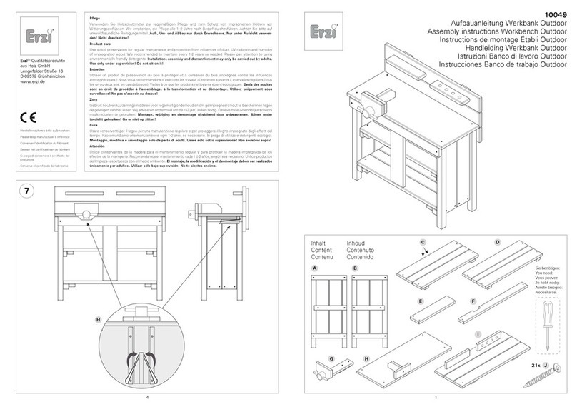 Erzi 10049 Assembly instructions