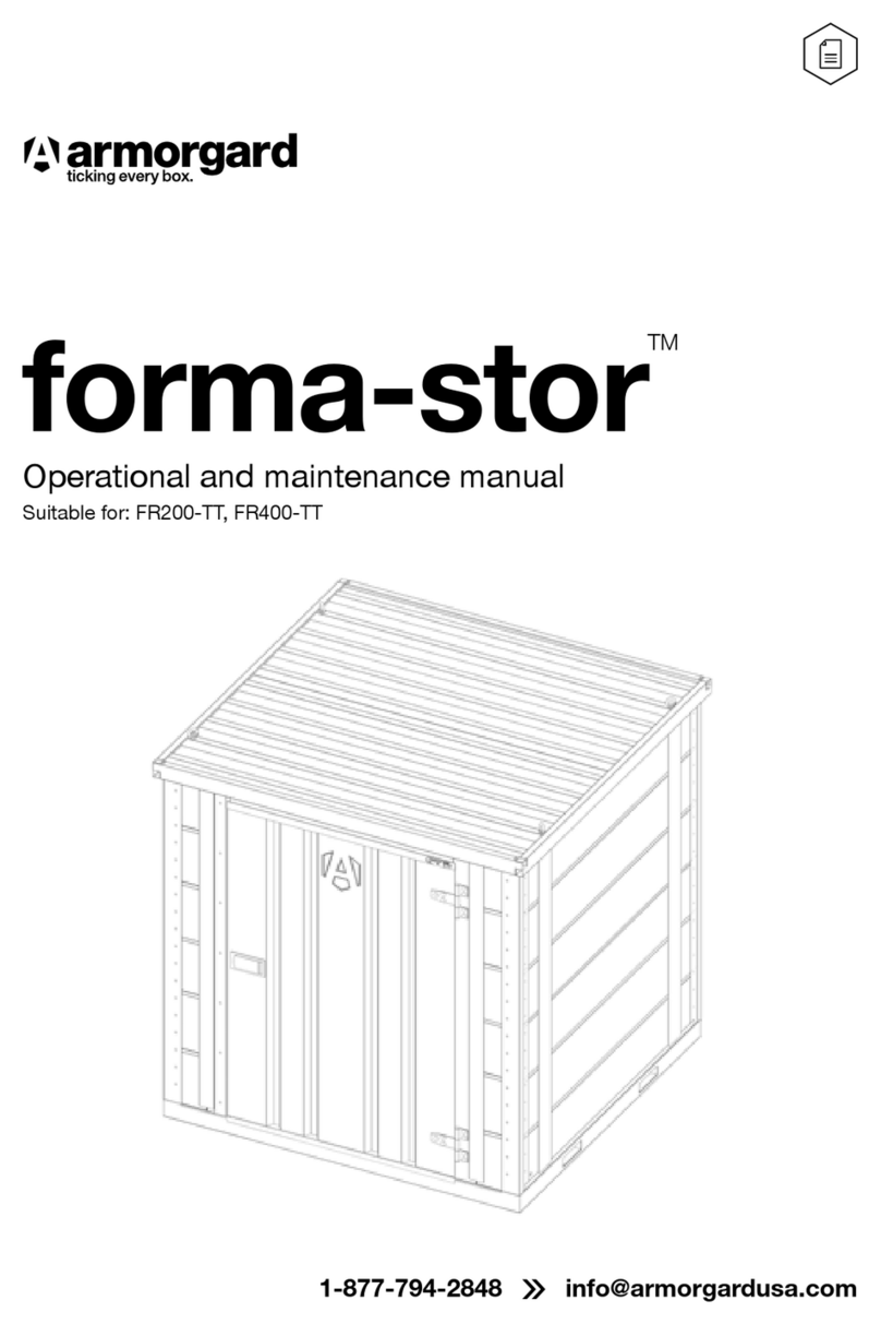 Armorgard forma-stor FR200-TT Operational And Maintenance Manual