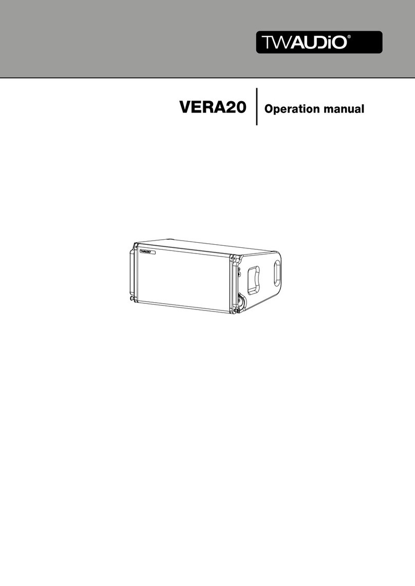 TW Audio VERA20 Operation manual TW Audio VERA20 Operation manual