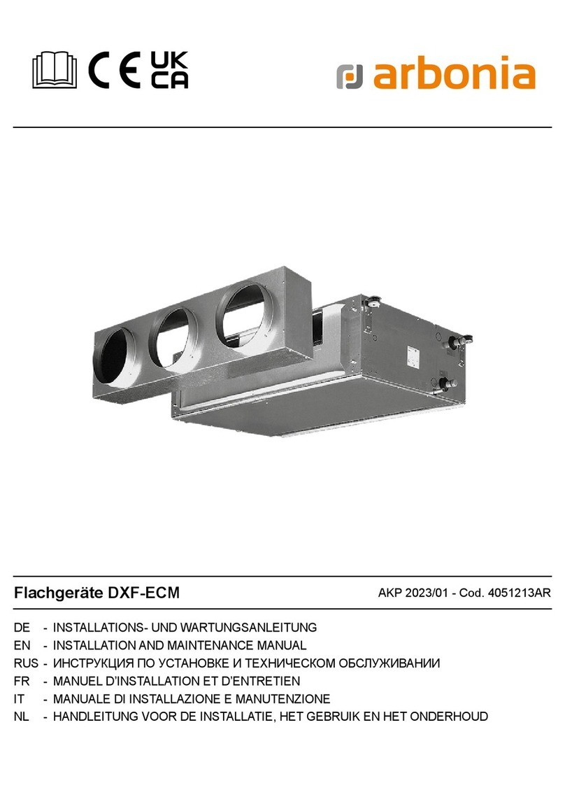 Arbonia DXF-ECM Manual