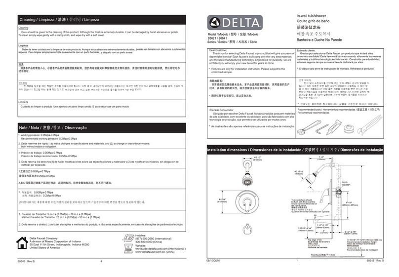 Delta 26621 User manual