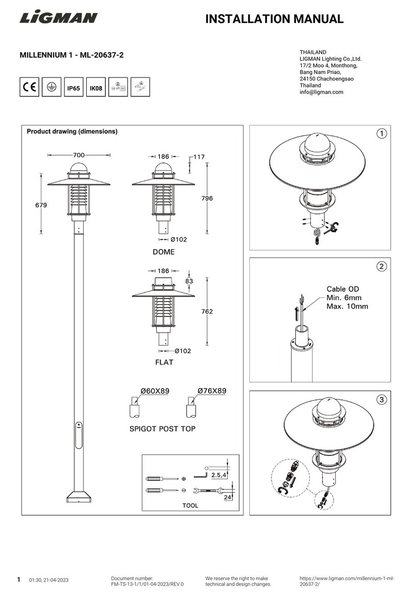 LIGMAN ML-20637-2 installation manual