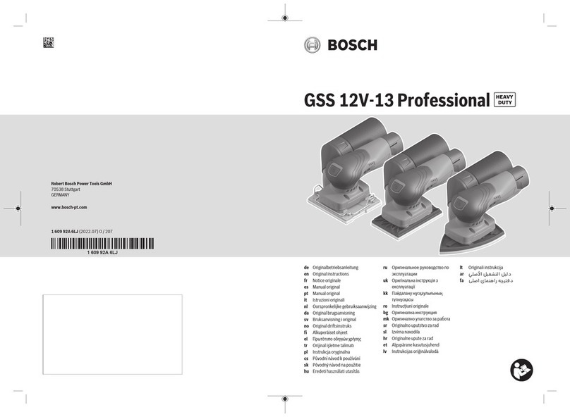 Bosch Professional GSS 12V-13 User manual