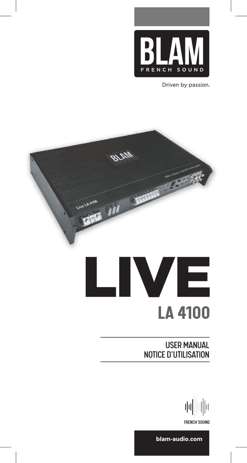 BLAM Live LA 4100 User manual