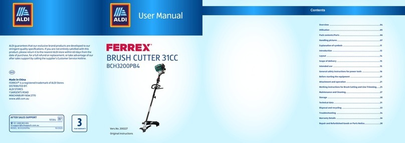 ALDI FERREX BCH3200PB4 user manual