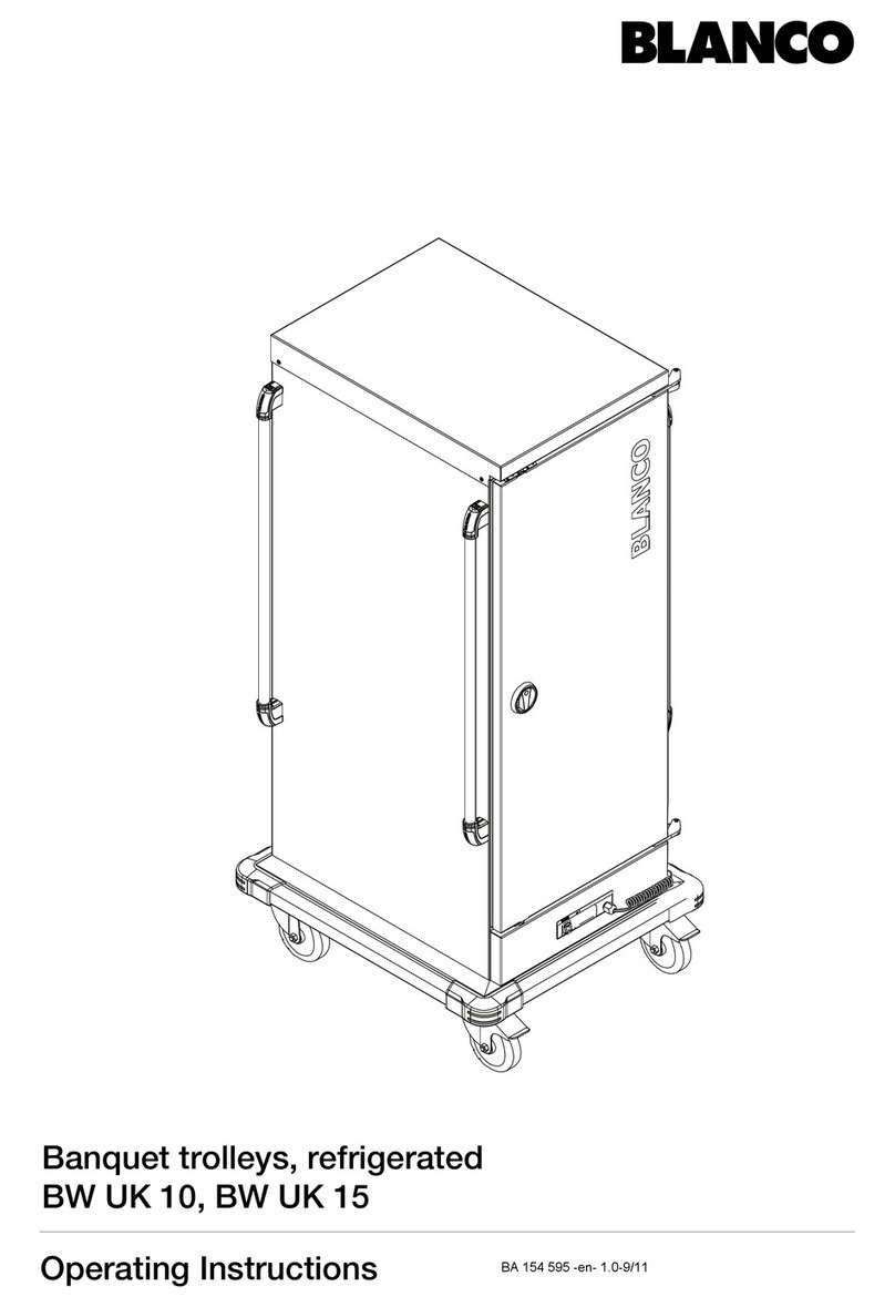 Blanco BW UK 10 operating instructions