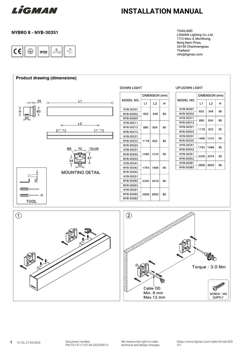 LIGMAN NYB-30351 User manual