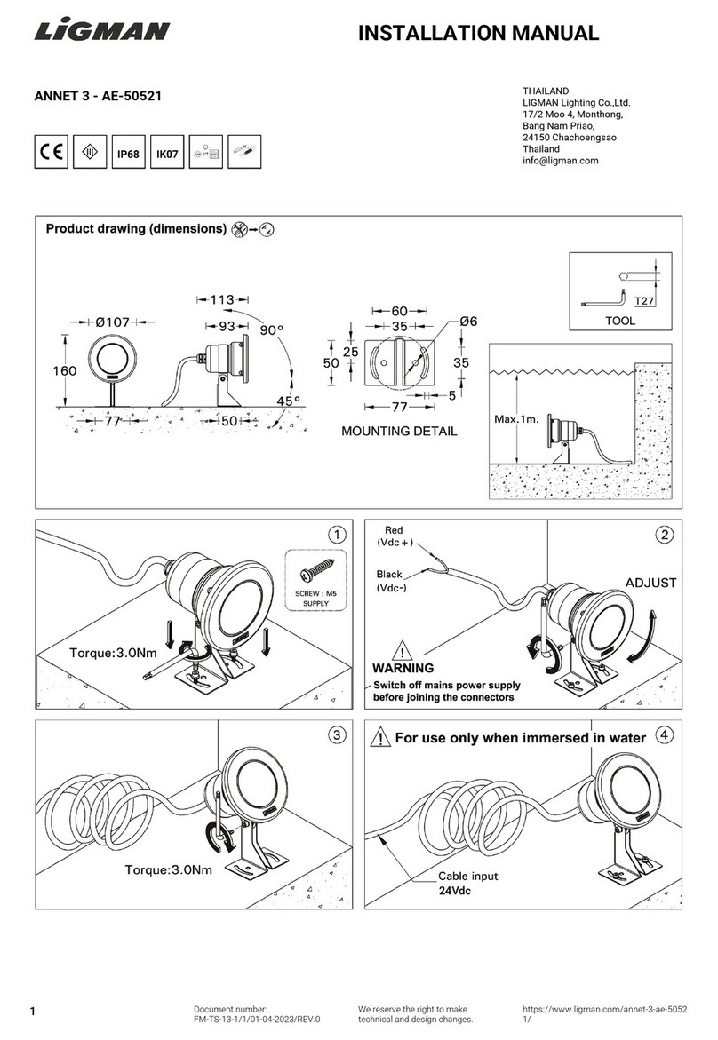 LIGMAN AE-50521 installation manual