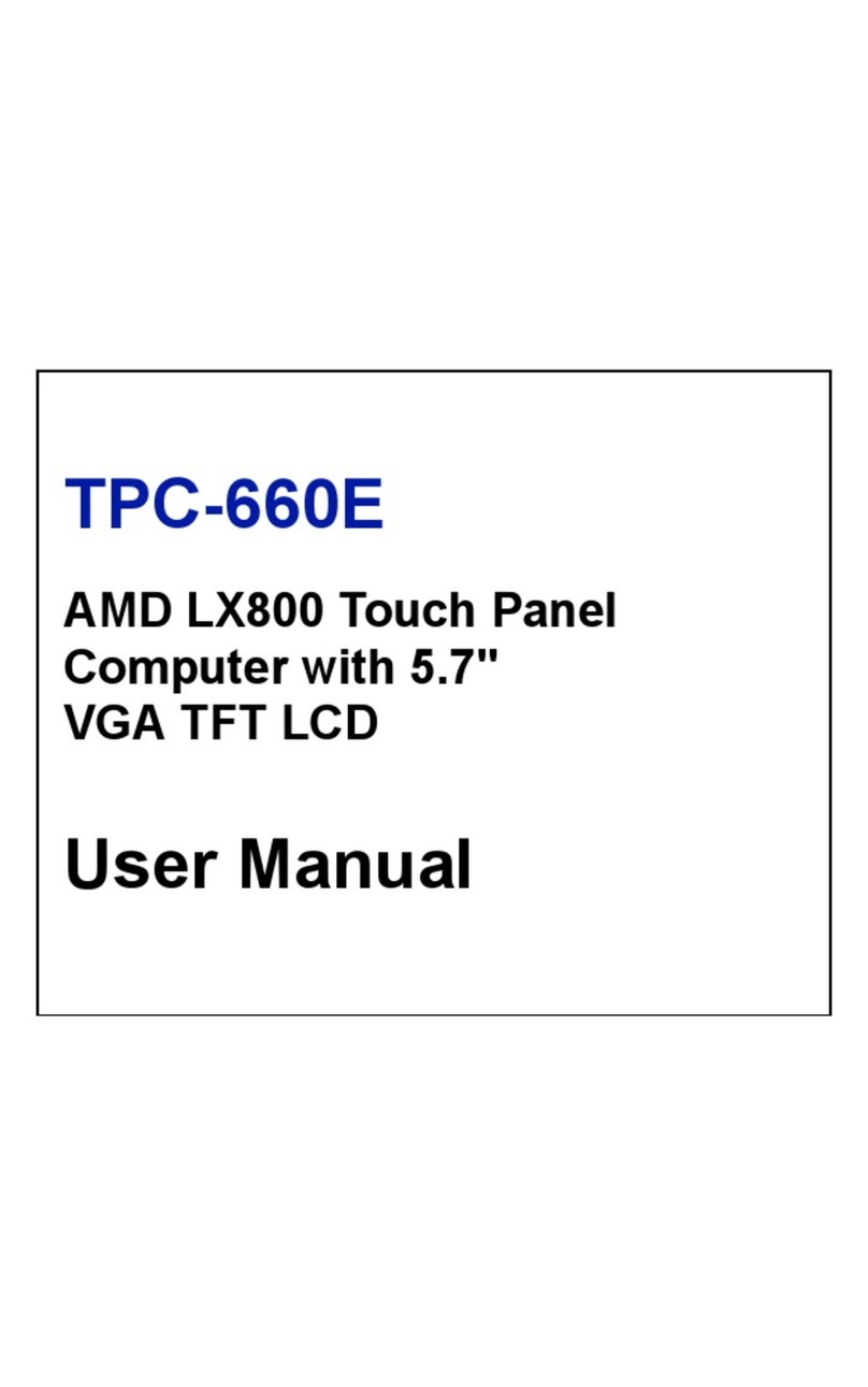 Advantech TPC-660E user manual