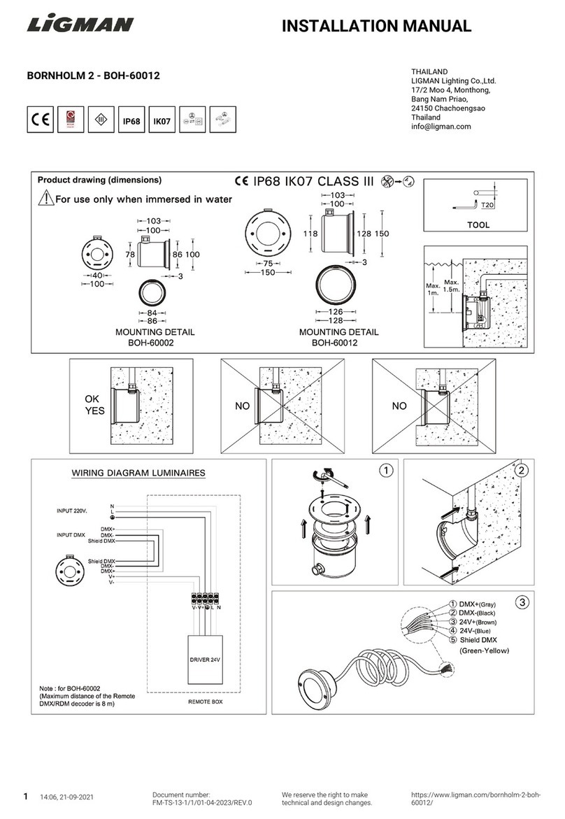 LIGMAN BORNHOLM 2 installation manual
