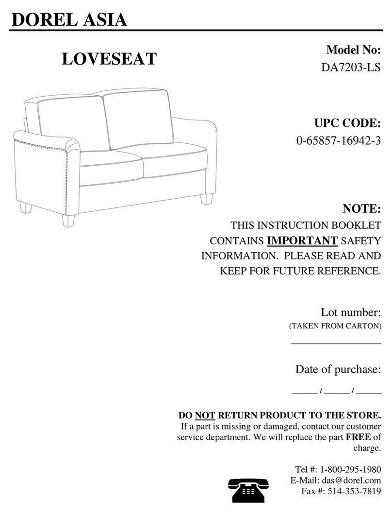 Dorel Asia DA7203-LS User manual Dorel Asia DA7203-LS User manual