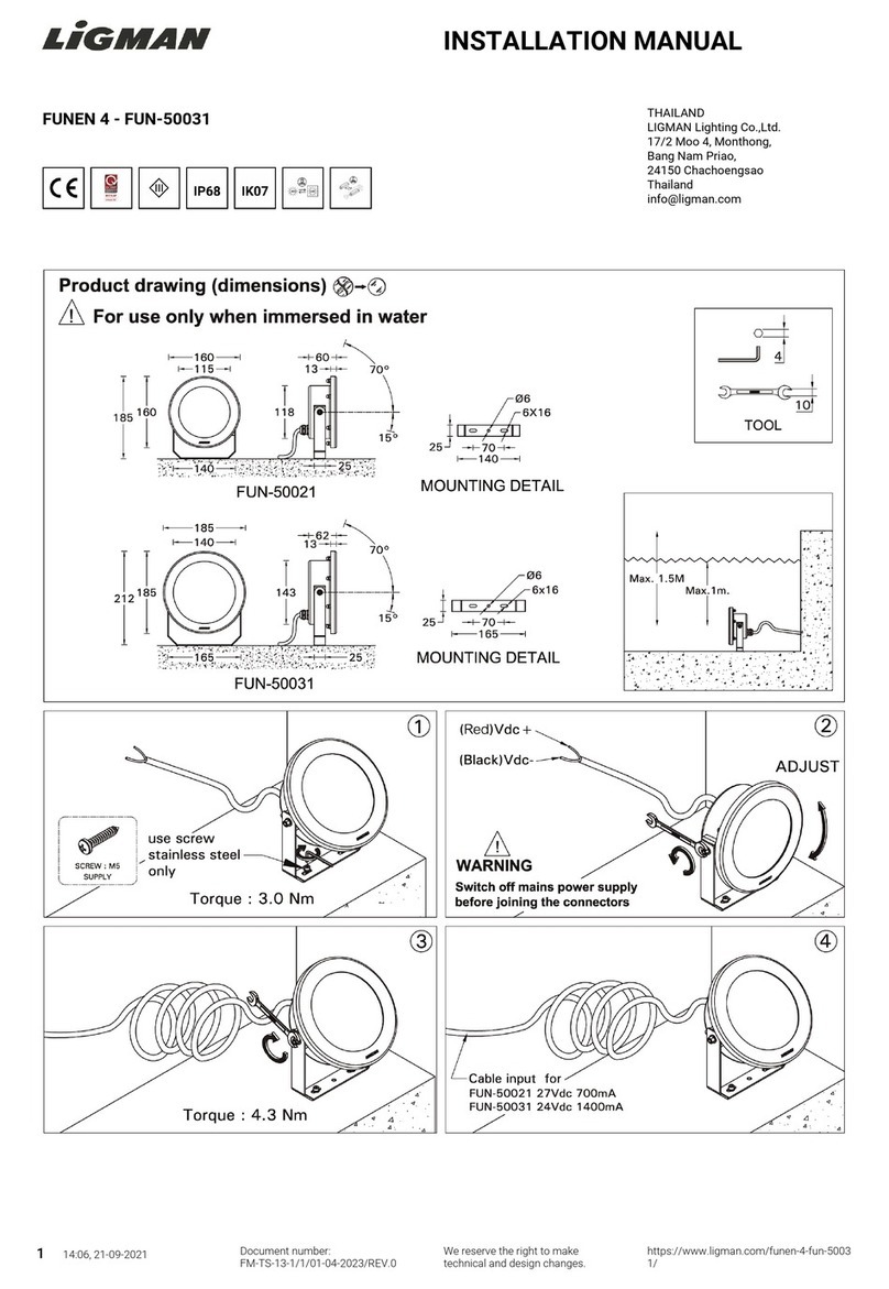 LIGMAN FUNEN 4 installation manual