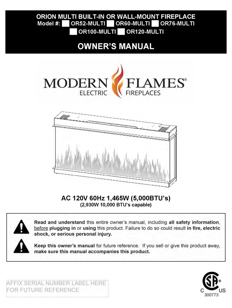 Modern Flames ORION OR52-MULTI owner's manual