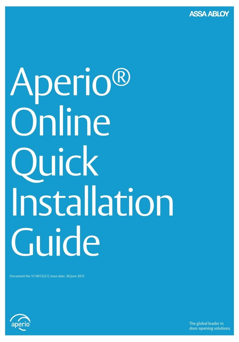 Assa Abloy Aperio Quick installation guide