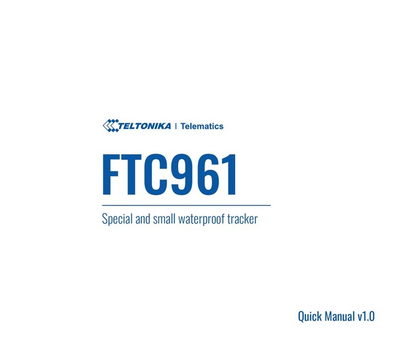 Teltonika FTC961 Installation guide