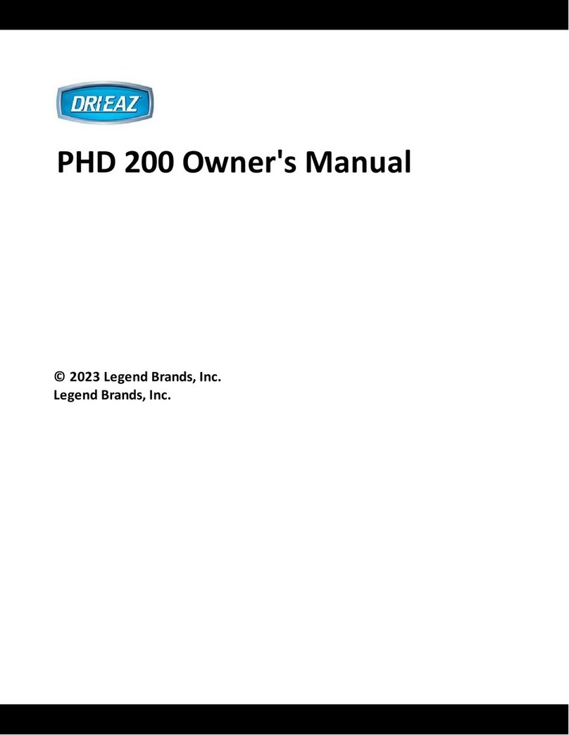 Drieaz PHD 200 User manual