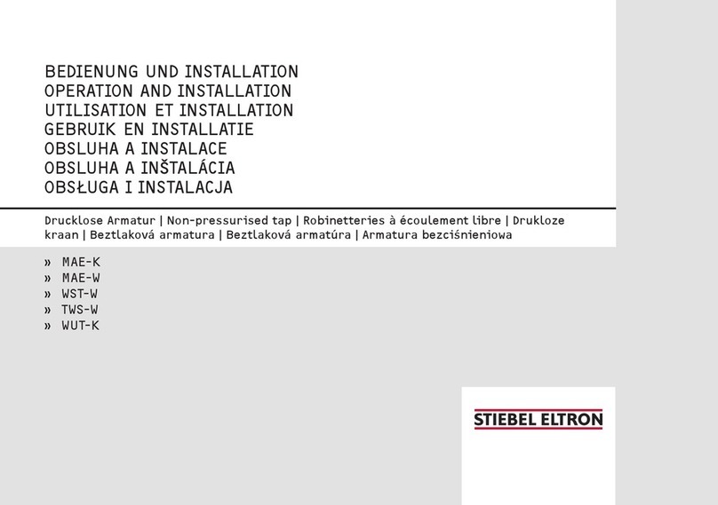 STIEBEL ELTRON MAE-K Operation and installation manual
