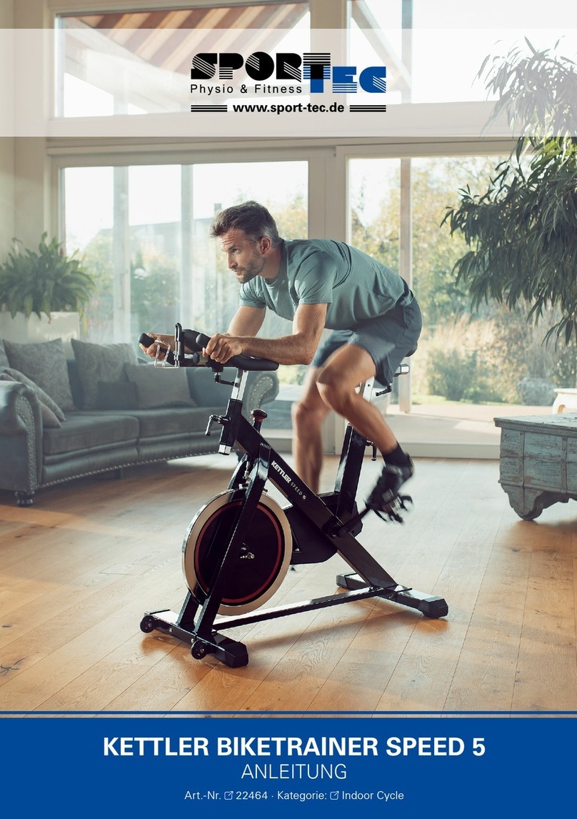 SportTec KETTLER BIKETRAINER SPEED 5 User manual