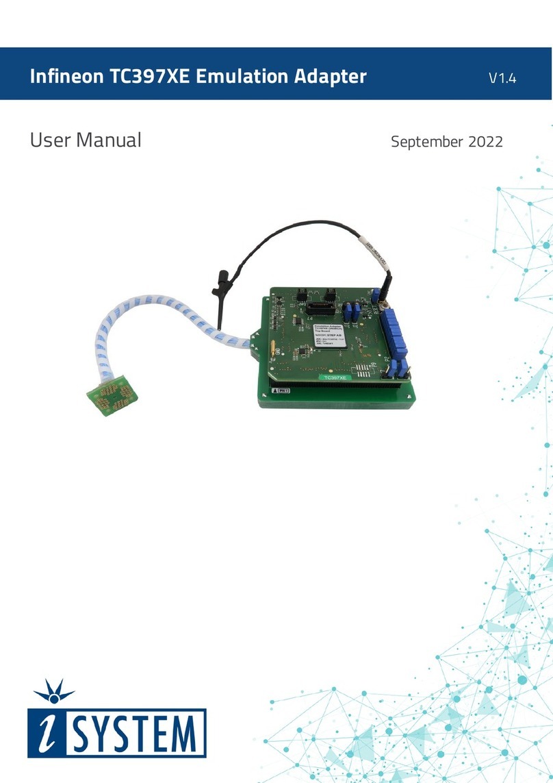 iSystem Infineon TC397XE user manual