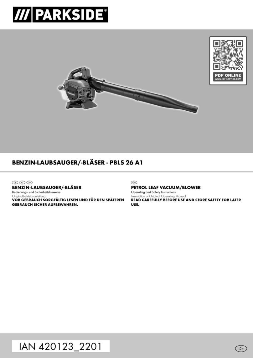 Parkside PBLS 26 A1 Operating and safety instructions