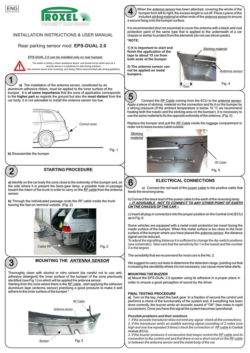 Proxel EPS-DUAL 2.0 Installation instructions & user manual