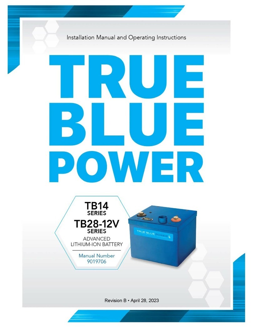 True blue power TB-14 Series Installation manual and operating instructions