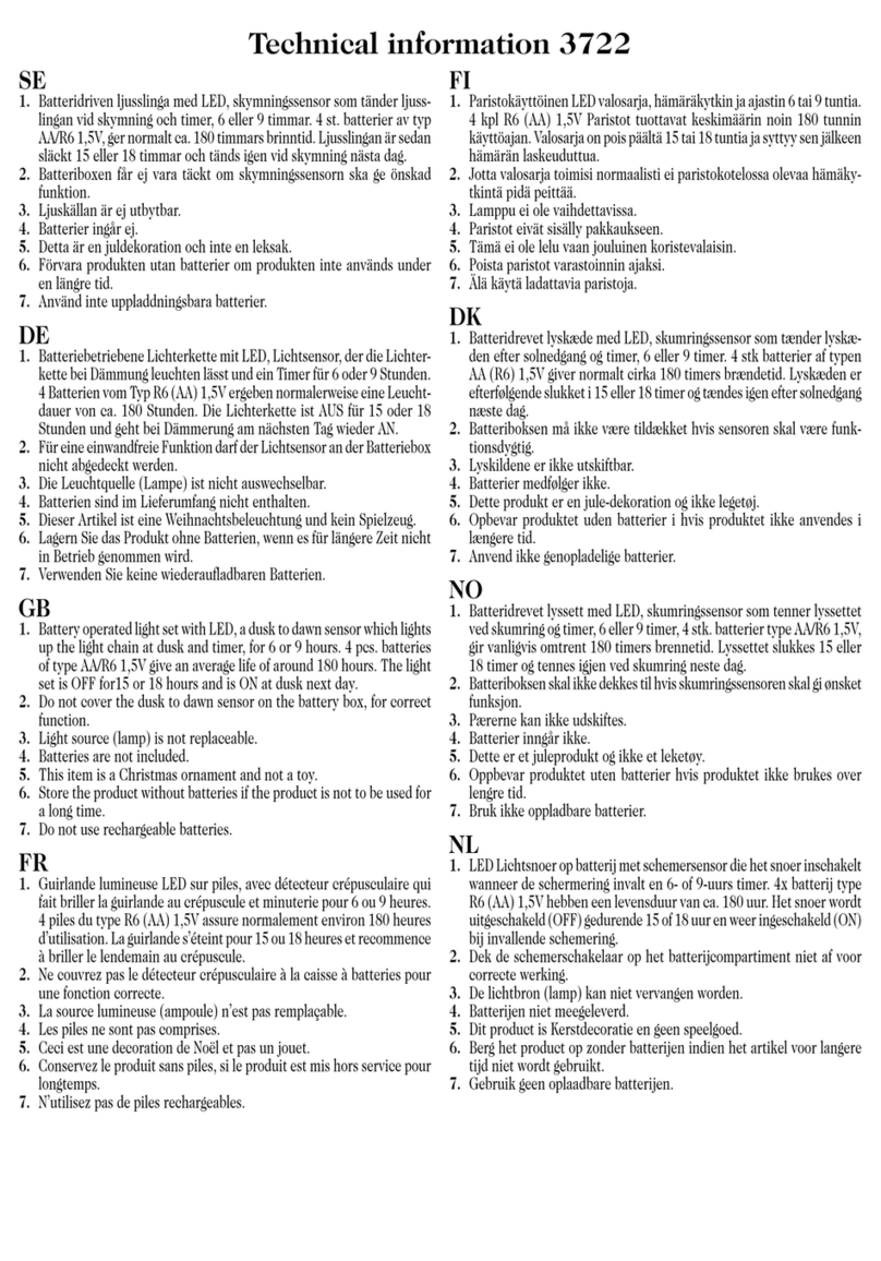 Konstsmide 3722 technical information