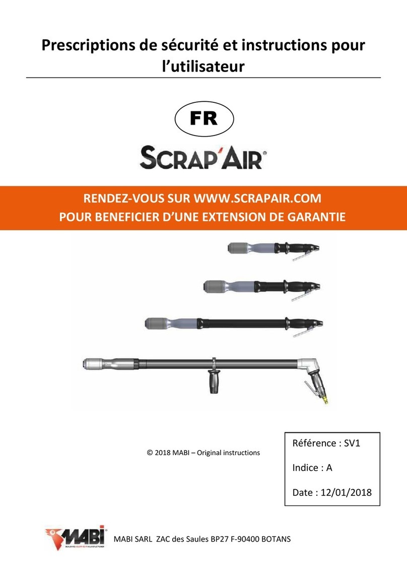 MABI SCRAP'AIR S24 Safety and operating instructions