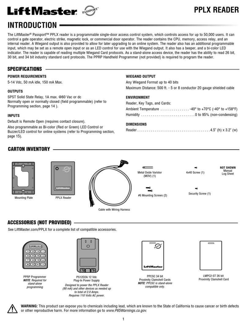 Chamberlain Passport PPLX User manual