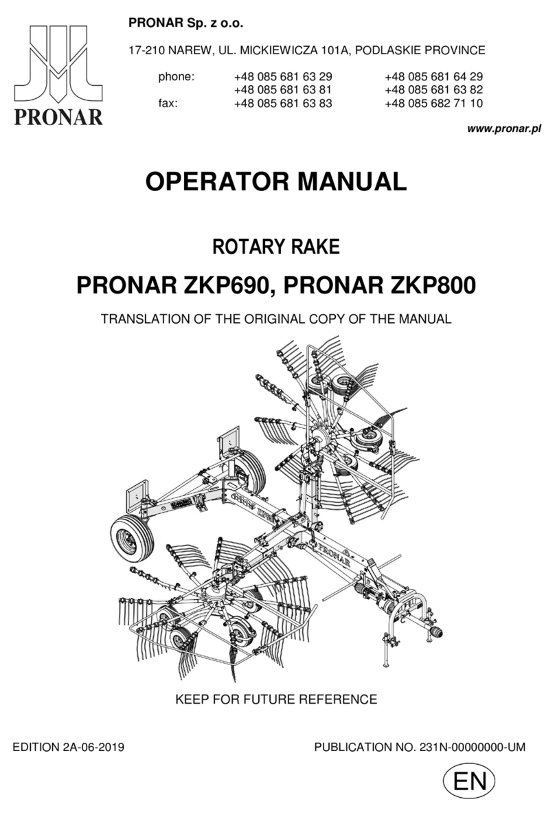 PRONAR ZKP690 Operator's manual
