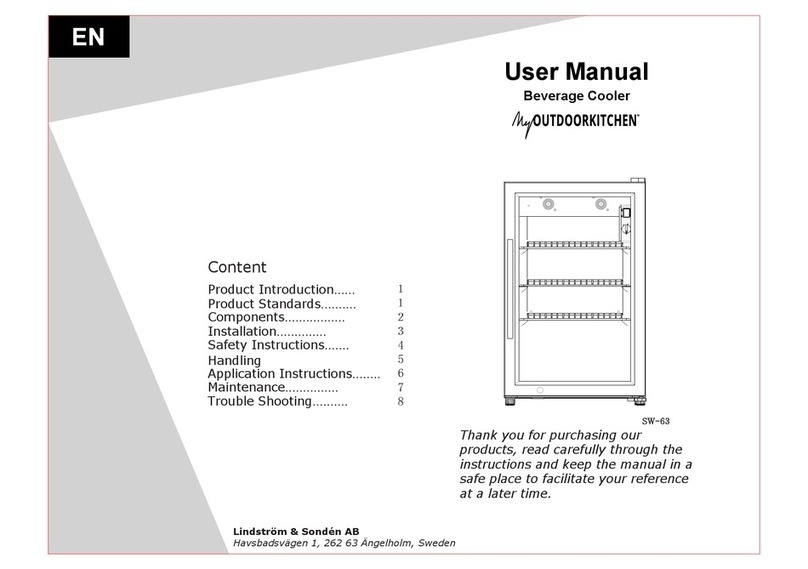 MyOUTDOORKITCHEN SW-63 user manual